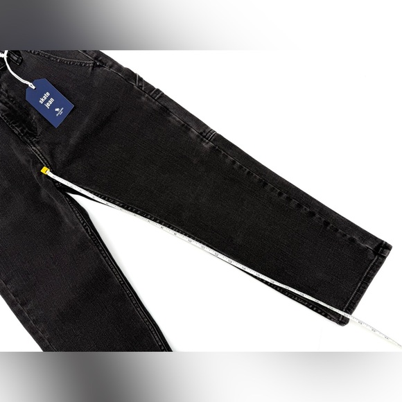NWT Abercrombie Kids Black Dropped Crotch Skate Jeans 9/10 - Picture 7 of 16